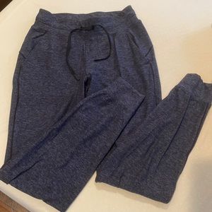 lulu lemon navy joggers worn once !